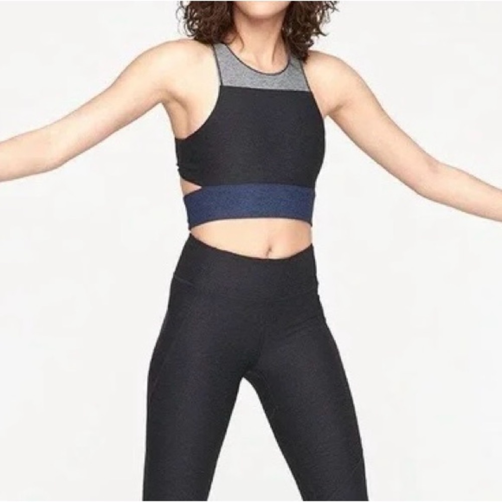 Outdoor Voices Slashback Crop Top Sports Bra
